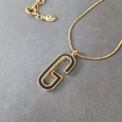 245/美品 GIVENCHY ジバンシー ネックレス ゴールド Gロゴのサムネイル