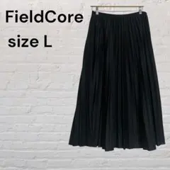 Fadcore ワークマン　プリーツスカート 黒 裏地付き メッシュ シンプルのサムネイル