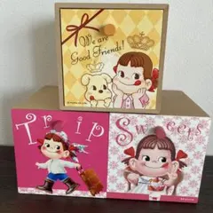 レア❗️ 不二家ペコちゃん　ボックス　小物入れ　引き出し　3個　ノベルティ　非売品のサムネイル