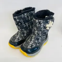 ミッキーマウス　スノーブーツ　防水　防寒　スパイク付き