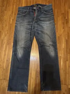 エヴィス ダークブルーデニム ストレート