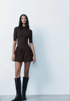 ZARA バルーン風ワンピース　S (7~9 号)