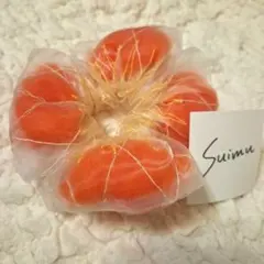 ◎新品未使用◎suimu　羊毛入りシュシュ　オーガンジー