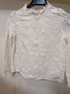 Bonpoint　刺繍長袖ブラウス