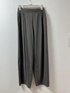 UNIQLO ウルトラストレッチエアリズムワイドパンツ/丈長め　S