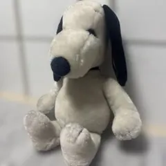 超レア品】船長 スヌーピー ぬいぐるみ（ファミリア製）・フレーム付き