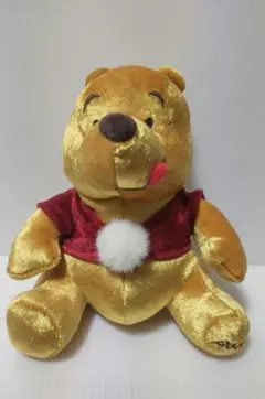 非売品 2000年 くまのプーさん ぬいぐるみ Disney ゴールド