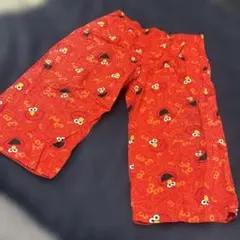 エルモ柄 赤 ステテコ