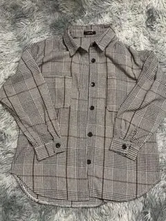 チェック柄 長袖シャツ Mサイズ