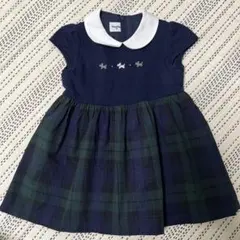 ファミリア 80cm 半袖ワンピース　フォーマル