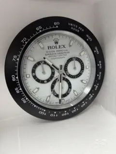 ロレックス ROLEX デイトナ　壁掛け時計　シルバー×ホワイト ロレックス ROLEX デイトナ 壁掛け時計 シルバー×ホワイト ロレックス