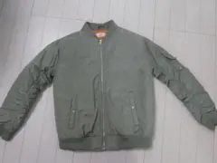 値下げ！新品！H&M(中綿入り)ジャケット♡オリーブグリーン140cm