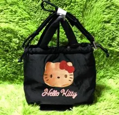 新作　Hello Kitty ショルダーバッグ2way ブラック
