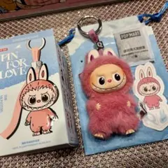 ラブブ LABUBU PIN FOR LOVE ぬいぐるみペンダント【Q】