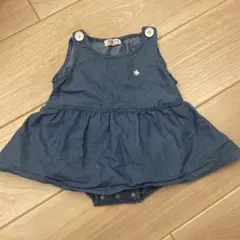 Polo Baby ラルフローレン デニムロンパース フレアスカート夏服80cm