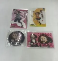 【新品】僕のヒーローアカデミア 麗日お茶子 4点　クリアカード 缶バッジ シール