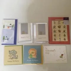 クリスマスカード　バースデーカード　バレンタインカード