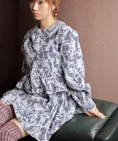 Se ジャガードミニドレス 【SANSeLF】 sanwt24a006