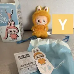 【正規品】 ラブブ ぬいぐるみ アルファベット PIN FOR LOVE (Y)