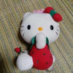 希少 新品 タグ有 キティ イチゴ ジャム マスコット ぬいぐるみ 希少 タグ有 キティ イチゴ ジャム マスコット ぬいぐるみ サンリオ