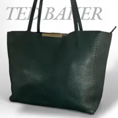 テッドベイカー トートバッグ ビジネス レザー A4収納 シボ革 肩掛け