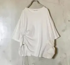 ※本日セール※HeRIN.CYE ドロスト Tシャツ ホワイト