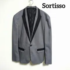 Sortisso メンズ　テーラードジャケット　スーツ　サイズS