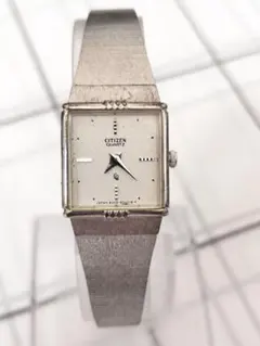 美品　稼働品　CITIZEN WGP 4-830482 腕時計 スクエアケース