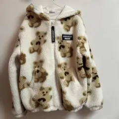 専用品　ジェニィ　アウター　ボアアウター　フリースアウター　140サイズ　くま柄