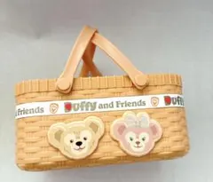 ディズニーシー　ダッフィーシェリーメイ　バスケット風　かご　スーベニア