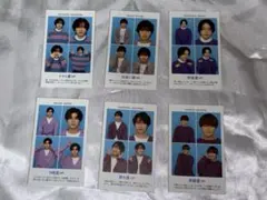 なにわ男子 TVガイド 証明写真