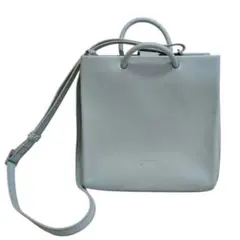 Camper レザートートバッグ ライトグレー 2way ショルダー