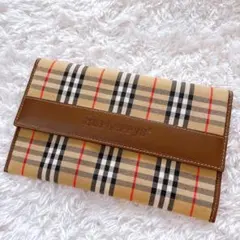 【美品】Burberrys バーバリーズ　ノバチェック 長財布　ヴィンテージ
