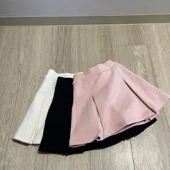 ユニクロ　GIRLS ドライスウェットミニスコート　3種類　サイズ 120