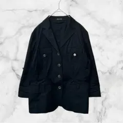 2925 COMME CA DU MODE テーラードジャケット ブラック 9のサムネイル
