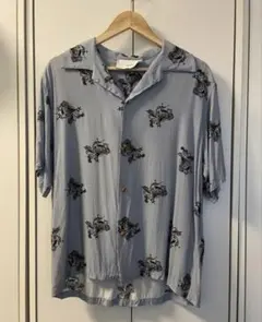 【8ON8】Haze blue print Cuban shirt Sのサムネイル
