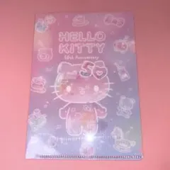 サンリオ　ハロー　キティ　50　周年　th　クリア　ファイル
