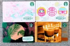 Starbucks Card 桜など4枚セットのサムネイル