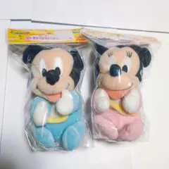 【新品】　やわらかフレンズ　ディズニーベビー　丸洗いOK　　ミニー　ミッキー