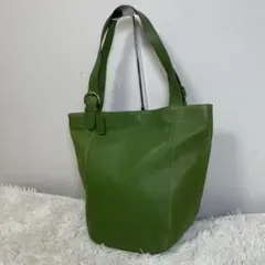 【超希少色】オールドコーチ トートバッグ グリーン グラブタンレザー