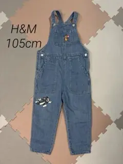 トムとジェリー デニム オーバーオール キッズ H&M 105cm