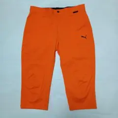 PUMA ゴルフパンツ クロップドパンツ オレンジ Mサイズ メンズ スポーツ