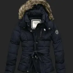 Abercrombie & Fitch ダウンジャケット S ネイビー