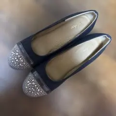 Asbee ビジュー付きパンプス ブラックのサムネイル