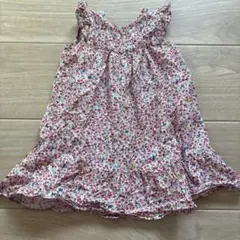 プチバトー花柄ワンピース 90cm 24m 86cm