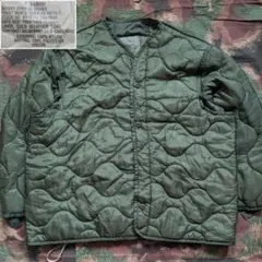 [アメリカ軍] キルティングライナージャケット 米軍実物 軍放出品 古着 XL