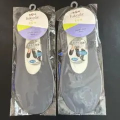 fukuske メンズ 浅ばきソックス 25-26cm 2足セット