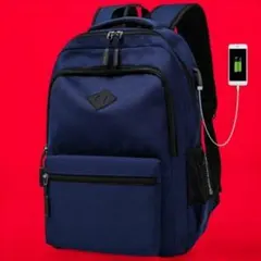 ビジネスリュック リュック メンズバック 軽量 PC パソコン 大容量 新品 紺