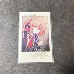 nqrse なるせ チェキ 箔押し ホロ メッセージ サイン - メルカリ
