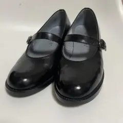 【美品】HARUTA メリージェーンワンストラップシューズ 黒 24.0cm